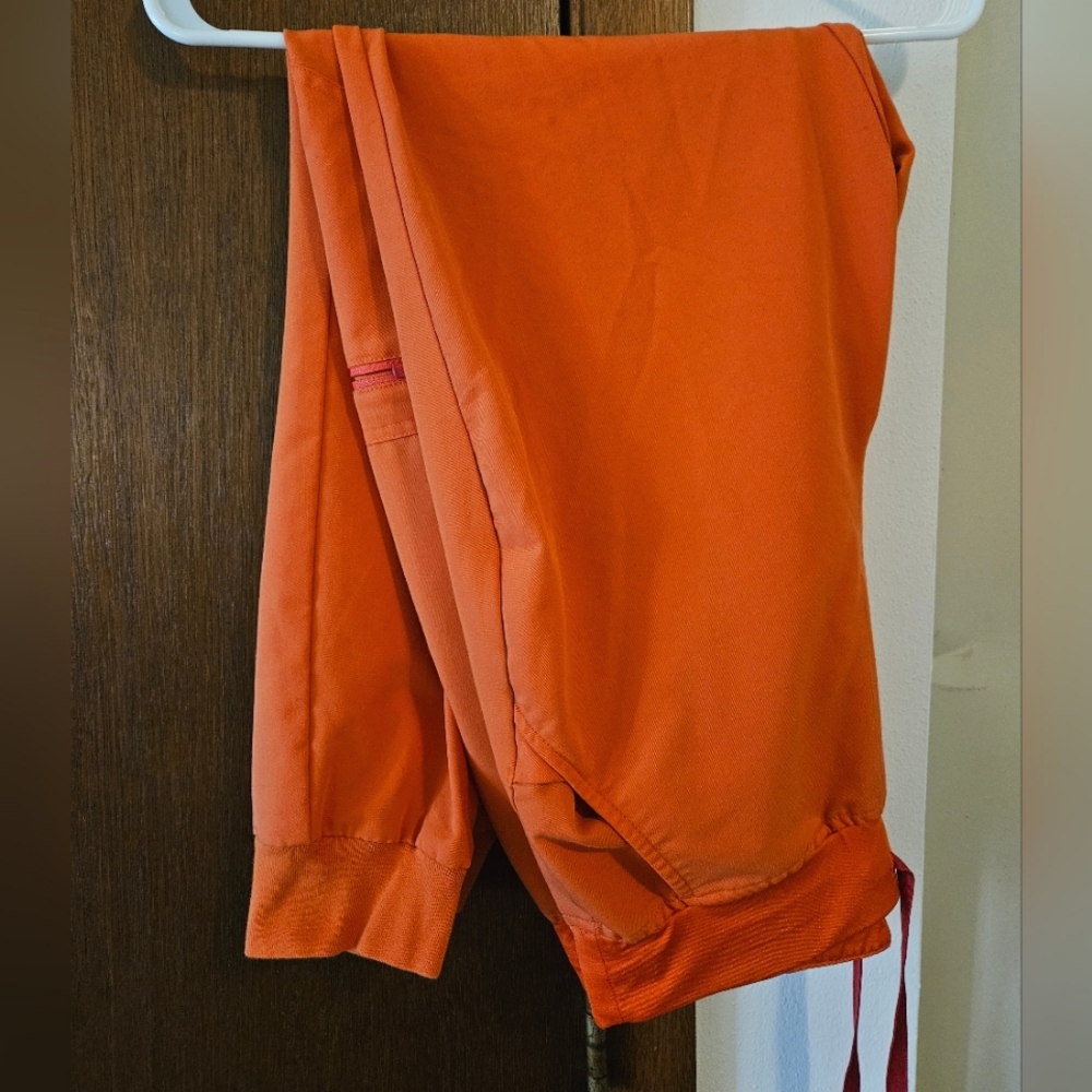 Sunset Orange High Waisted Zamora- L